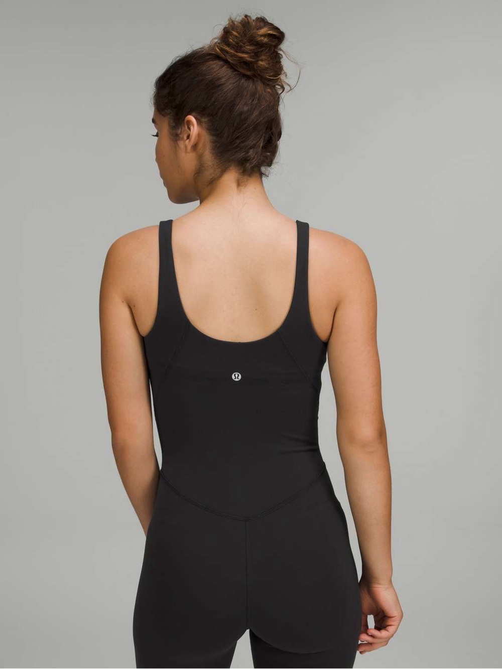 69. Lululemon black size 6 align body suit 25” - Picture 4 of 10